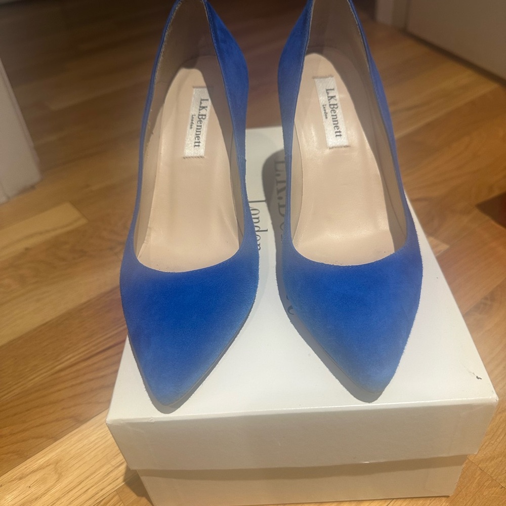 LK Bennett Vibrant Blue Heels